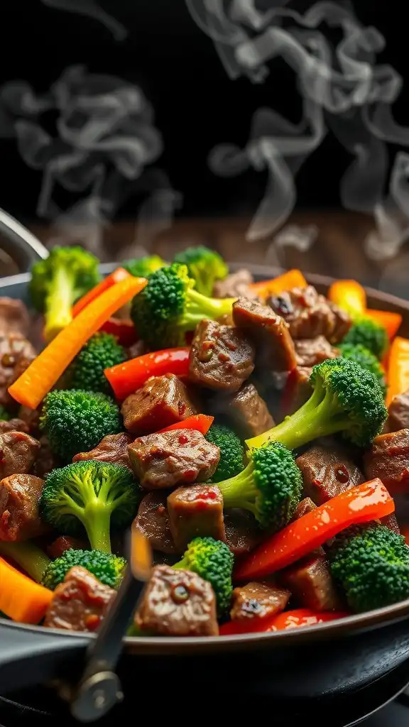 30 minute beef and broccoli stir fry