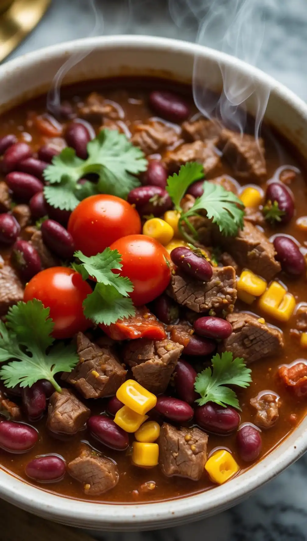 easy microwave chili bowl