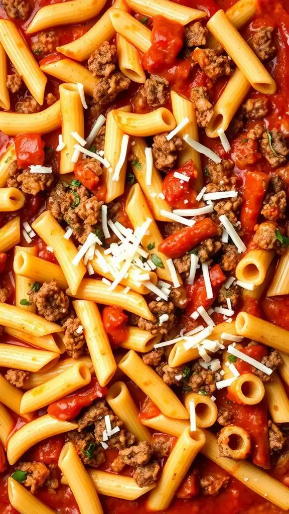 baked ziti with ground beef
