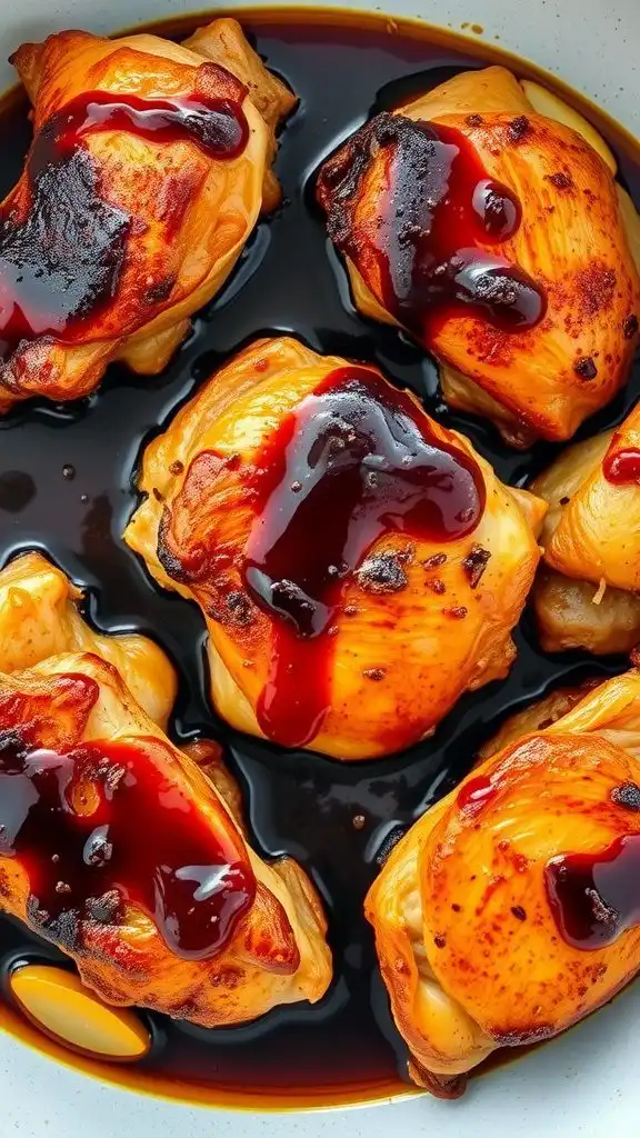 balsamic glazed chicken thighs
