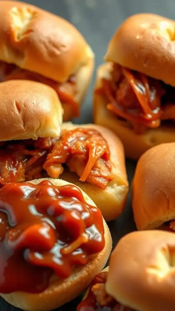 bbq chicken sliders