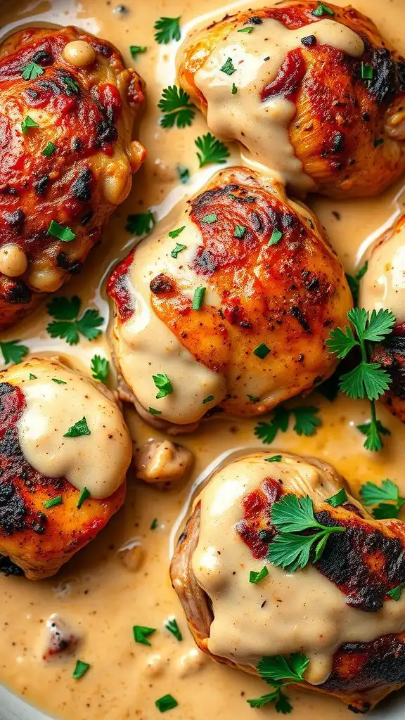 cajun cream sauce chicken thighs