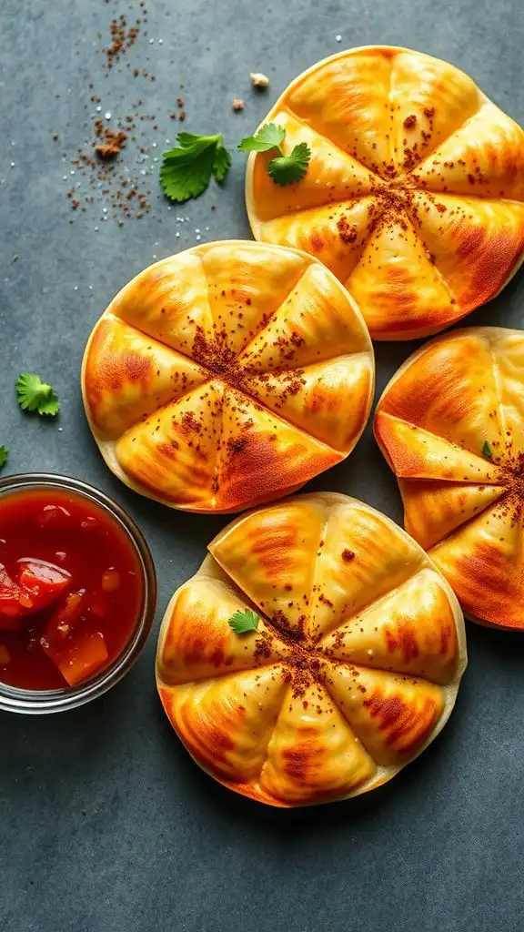 cheesy pumpkin quesadillas