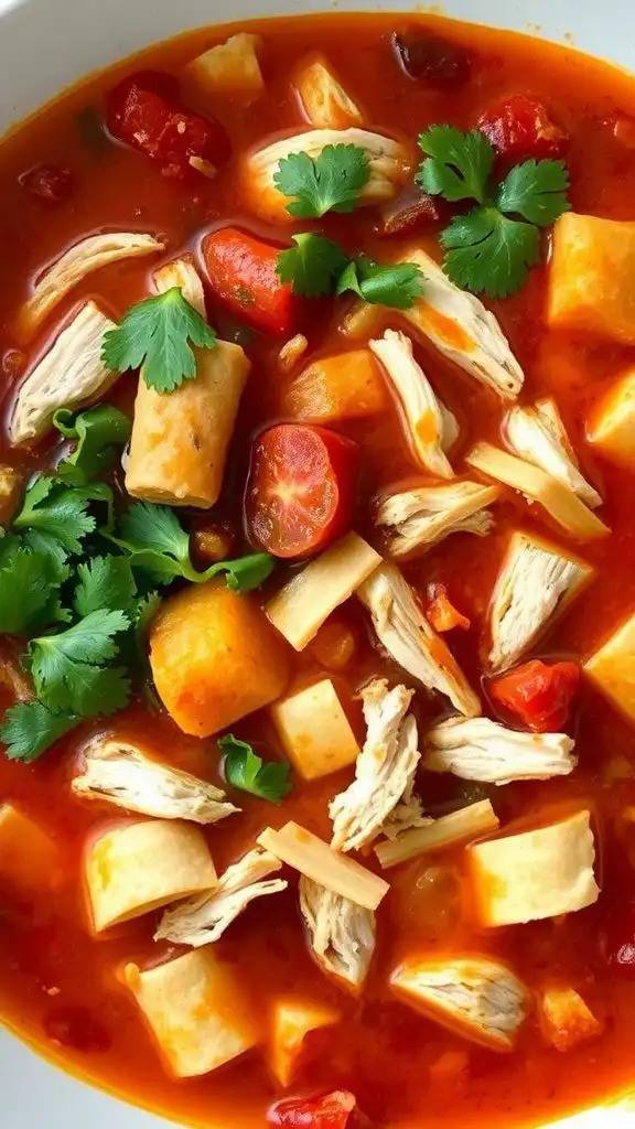 chicken enchilada soup