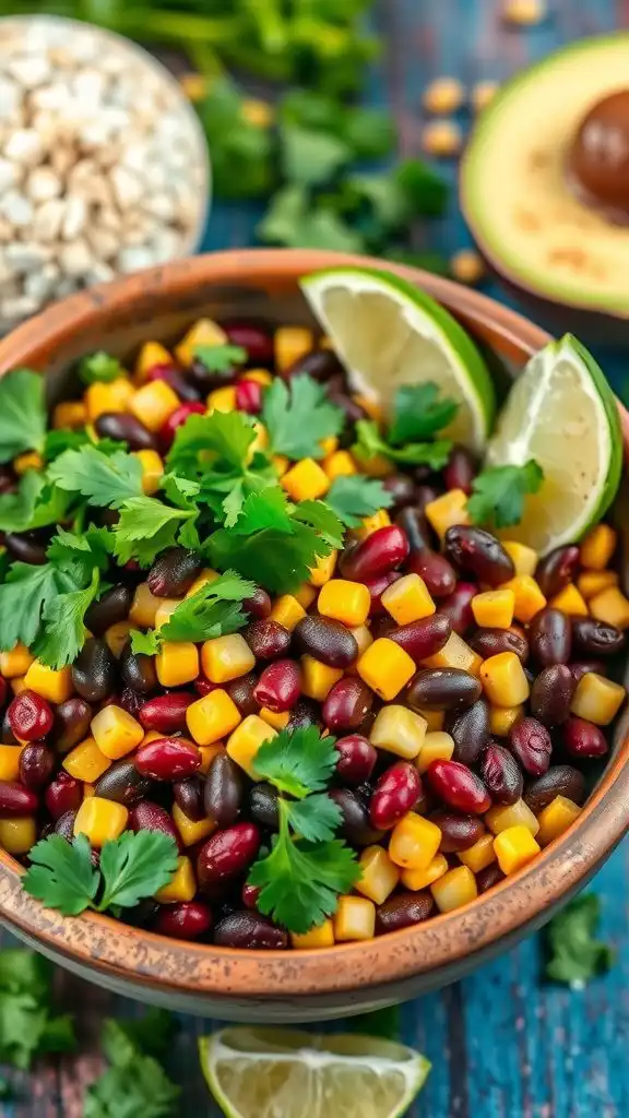 chipotle black bean corn bowl chipotle black bean corn bowl