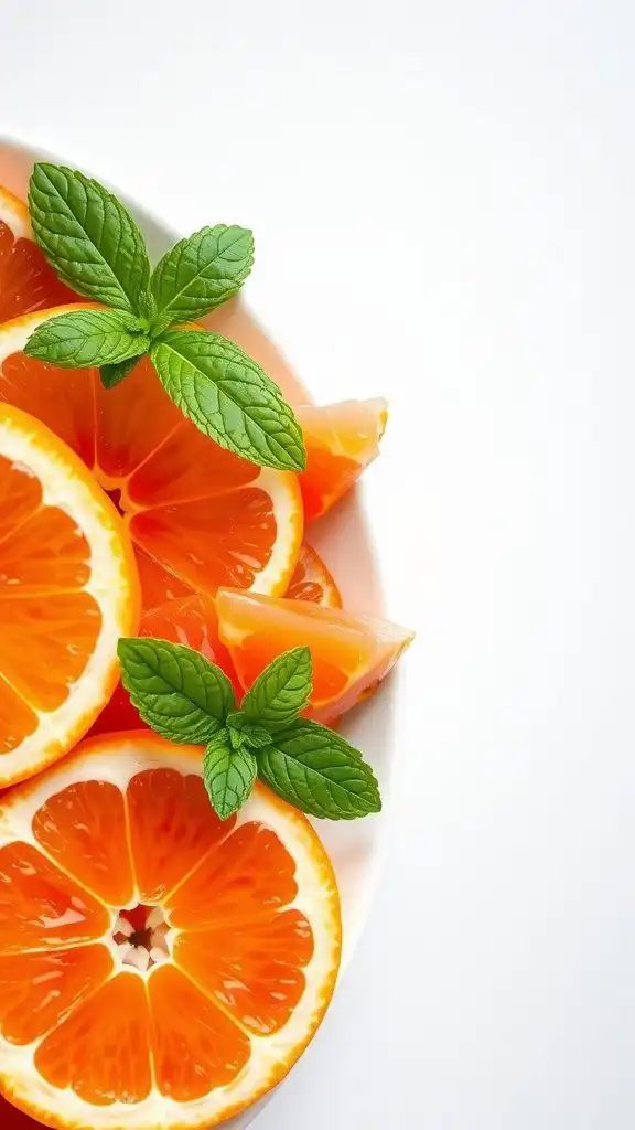 citrus salad with mint