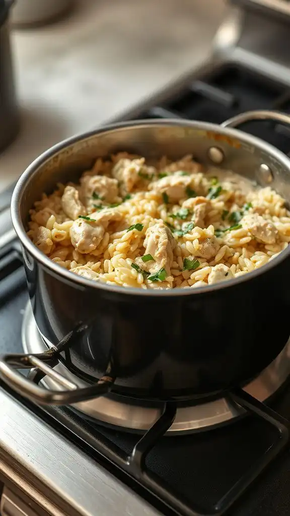 classic creamy chicken and rice base