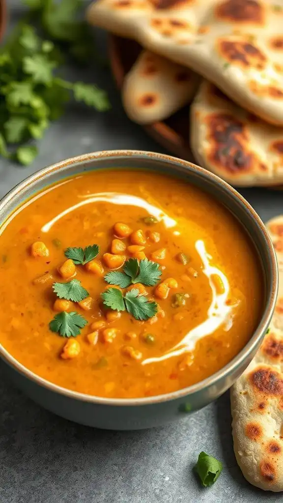 coconut curry lentil soup 1