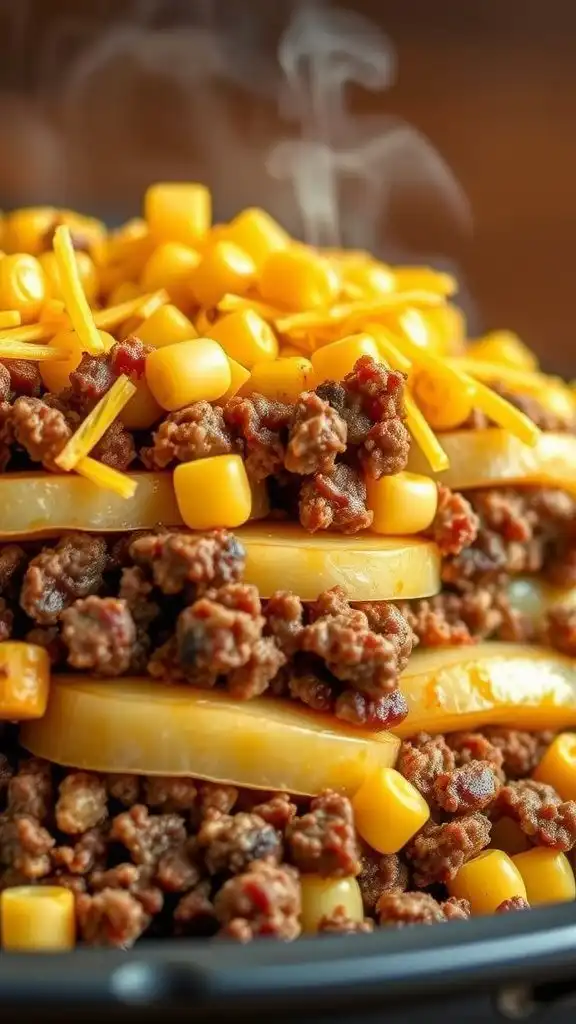 cowboy ground beef potato casserole dinner