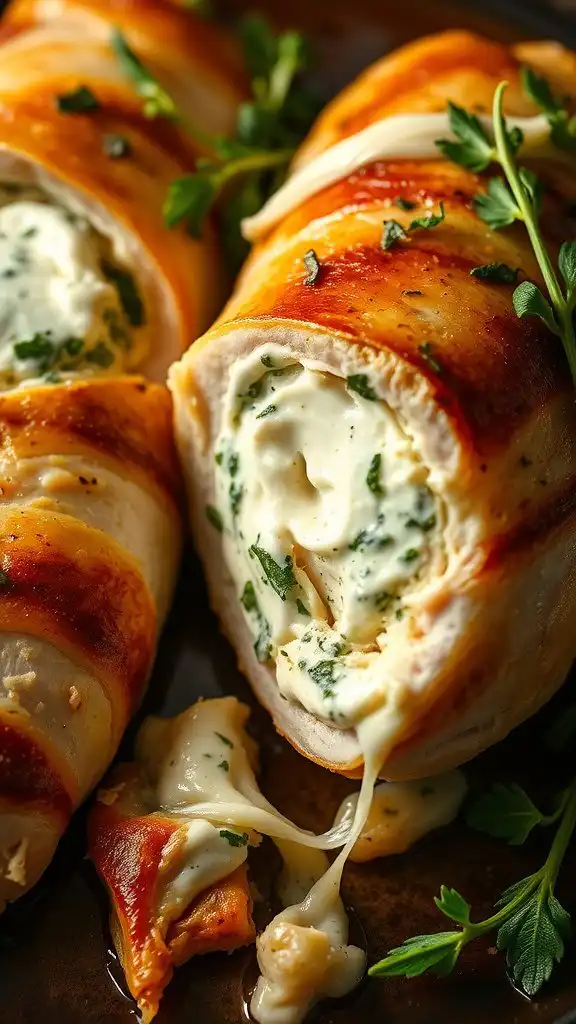 cream cheese stuffed chicken breast