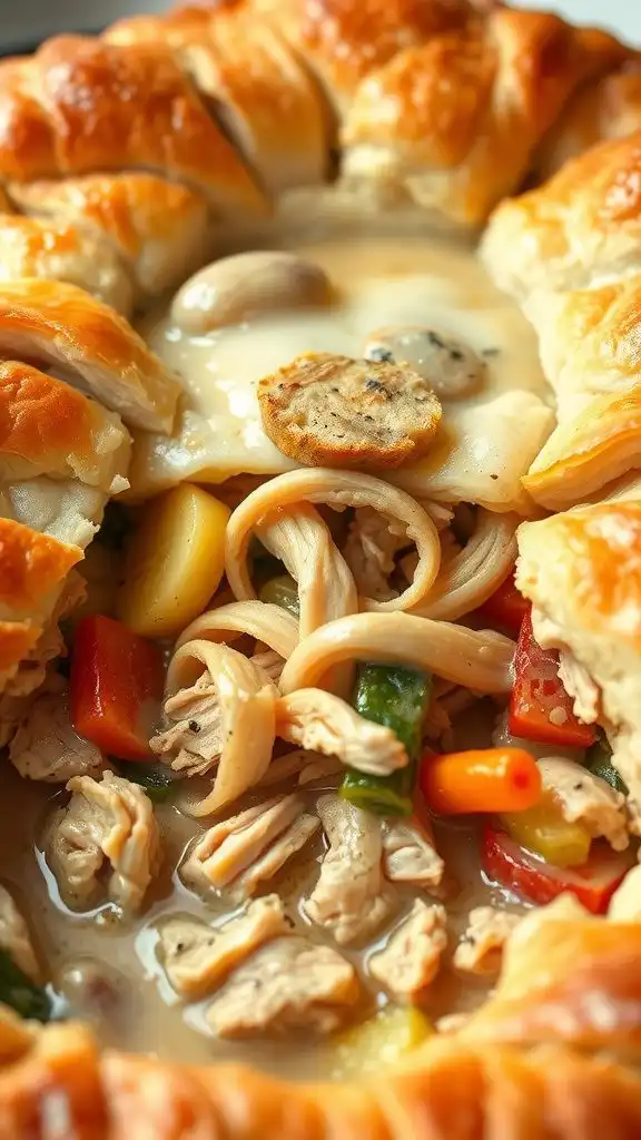 creamy chicken pot pie