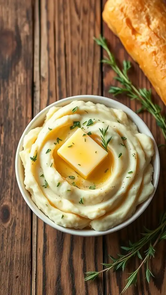 creamy garlic mashed potatoes