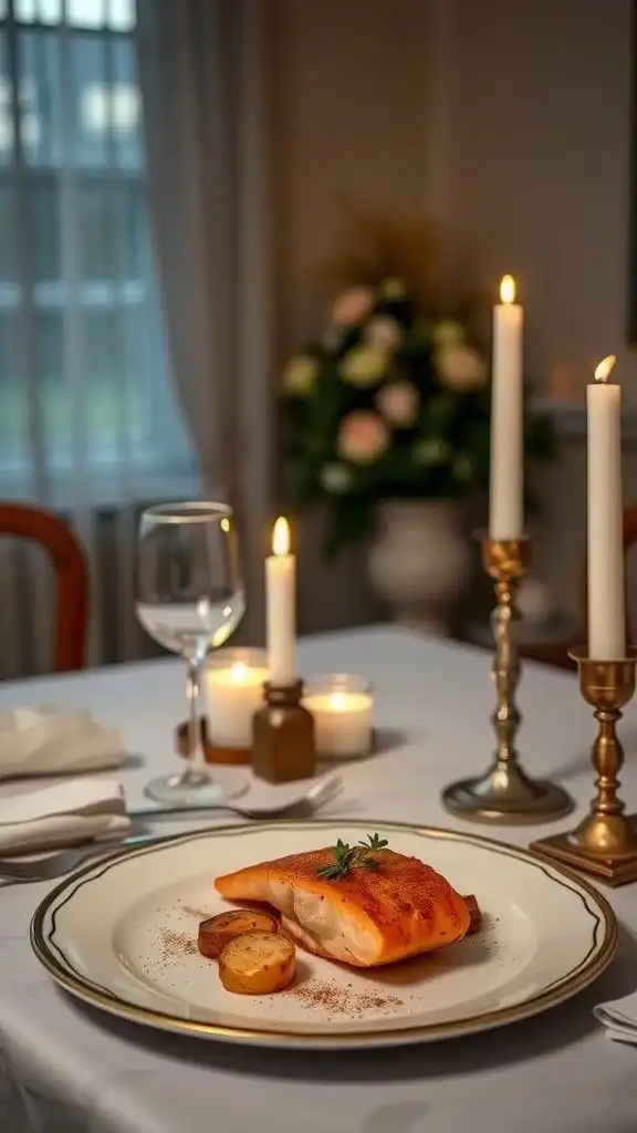 creating a romantic dinner experience