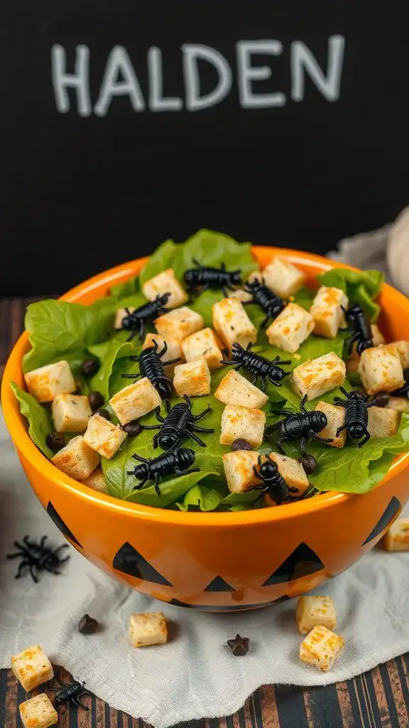 creepy crawly salad