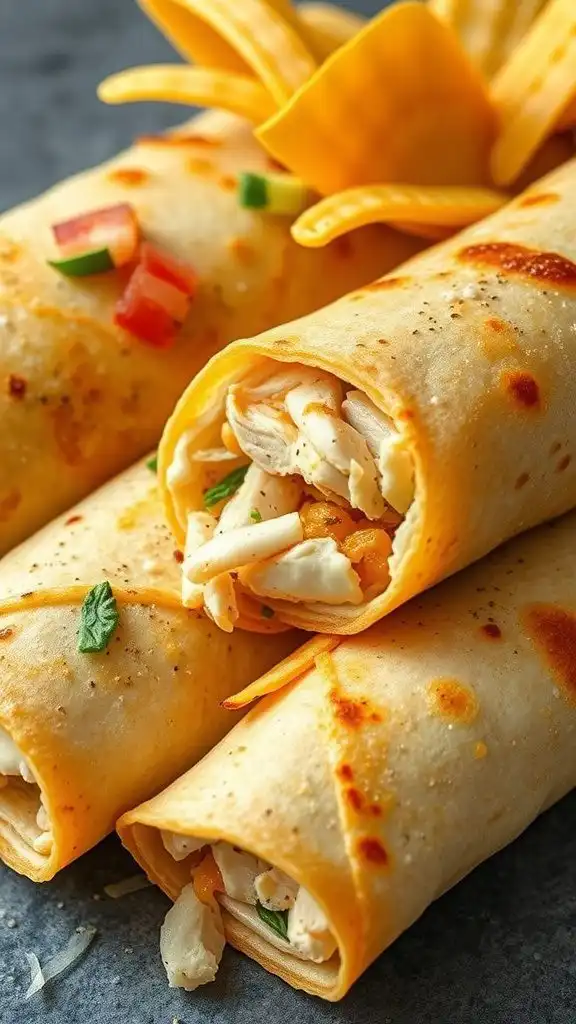 easy chicken taquitos
