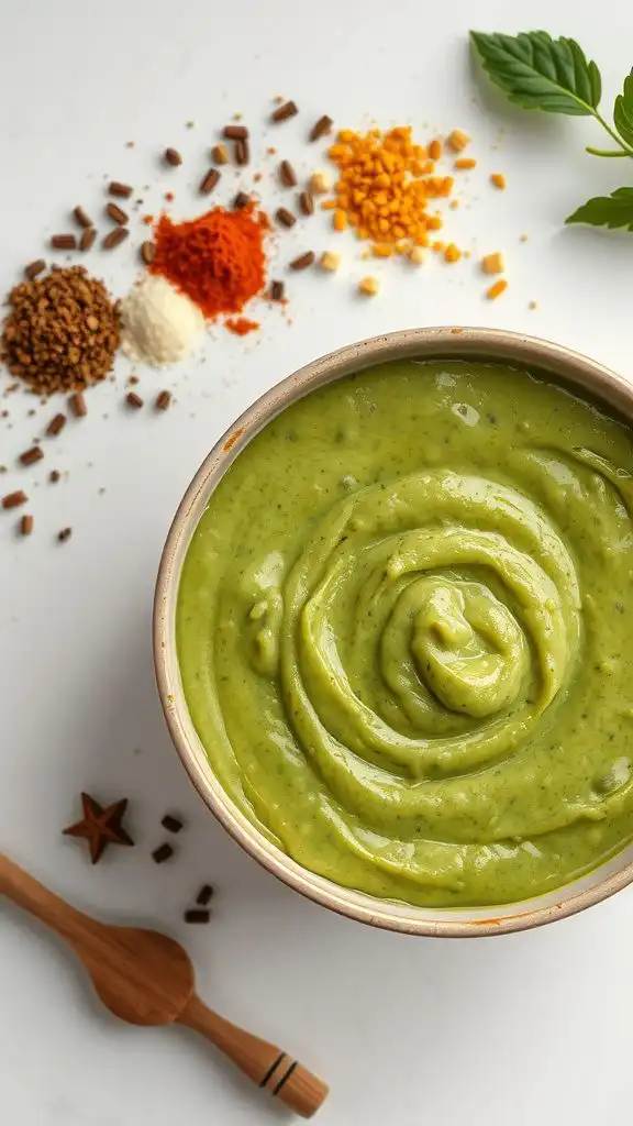 flavor enhancements for creamy green sauce