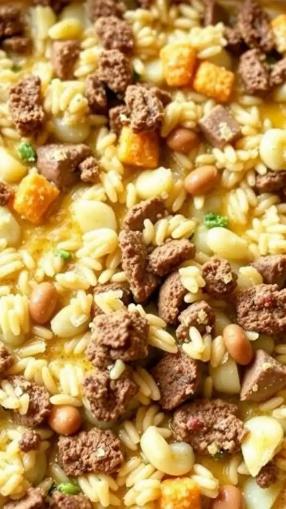 french onion hamburger casserole