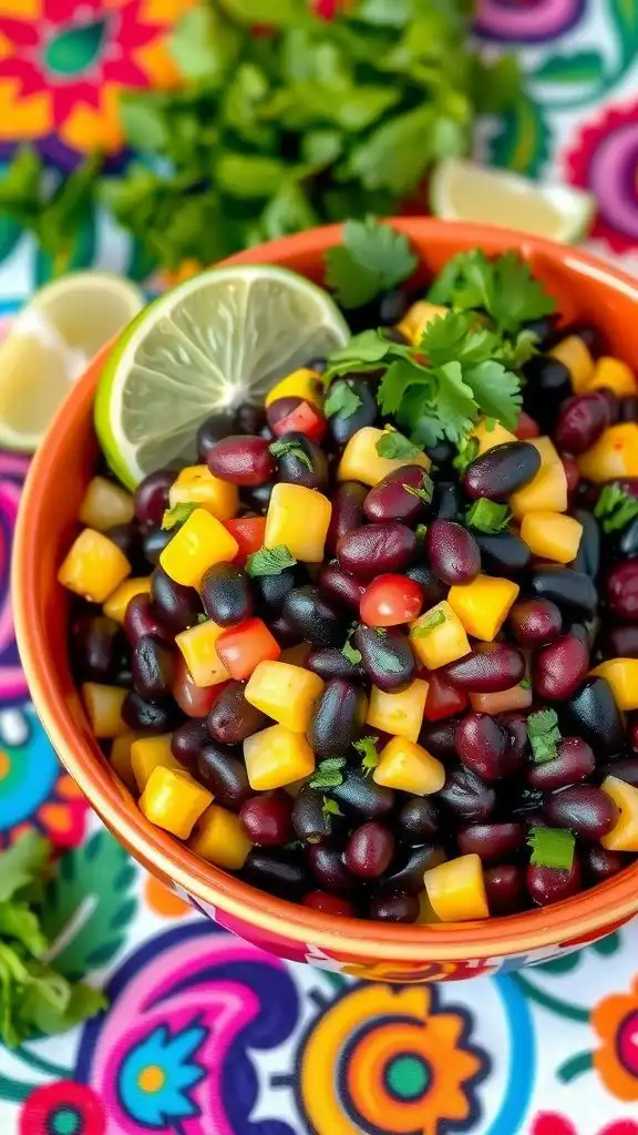 fresh black bean corn salsa bowl fresh black bean corn salsa bowl