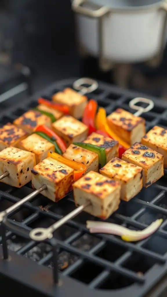 grilled tofu skewers