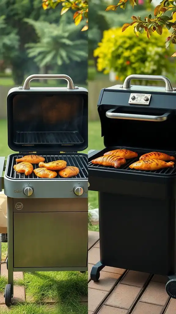 grilling methods charcoal vs gas