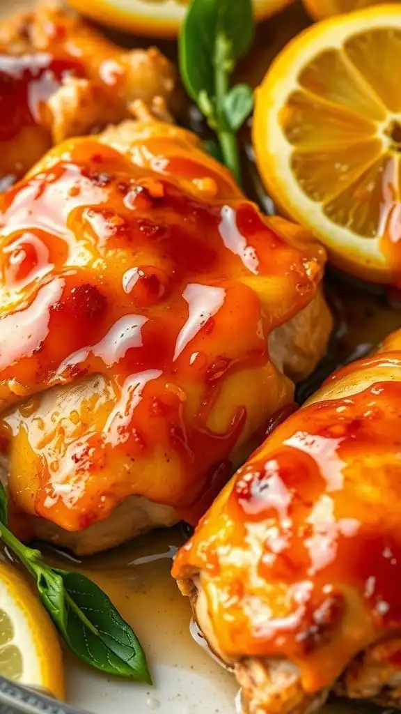 honey lemon glazed chicken breast