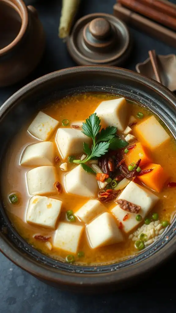 hot and spicy tofu stew