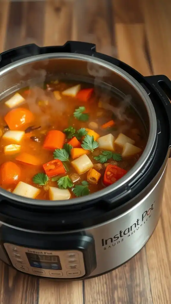 instant pot vegetable soup