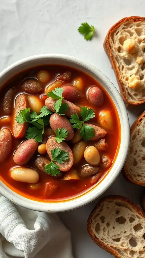 kielbasa and bean chili