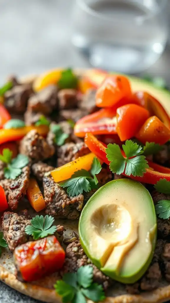 lean ground beef taco skillet