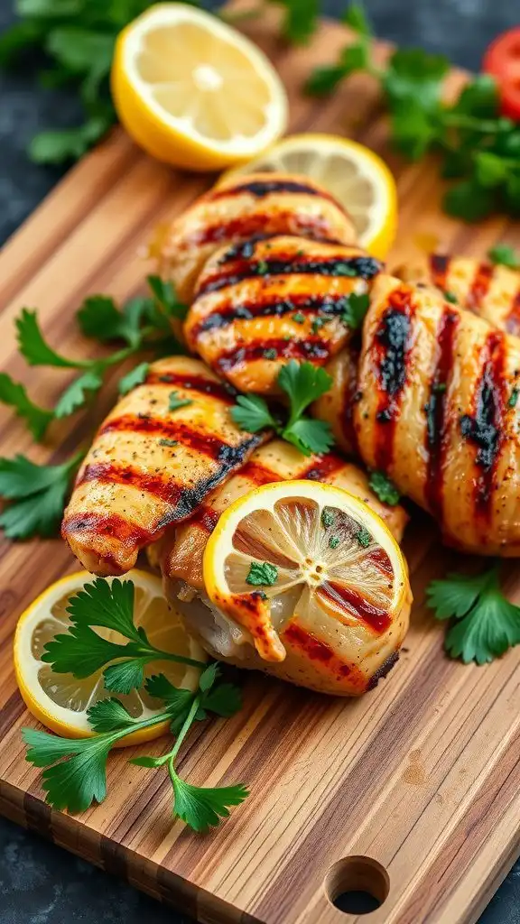 lemon herb grilled chicken 1