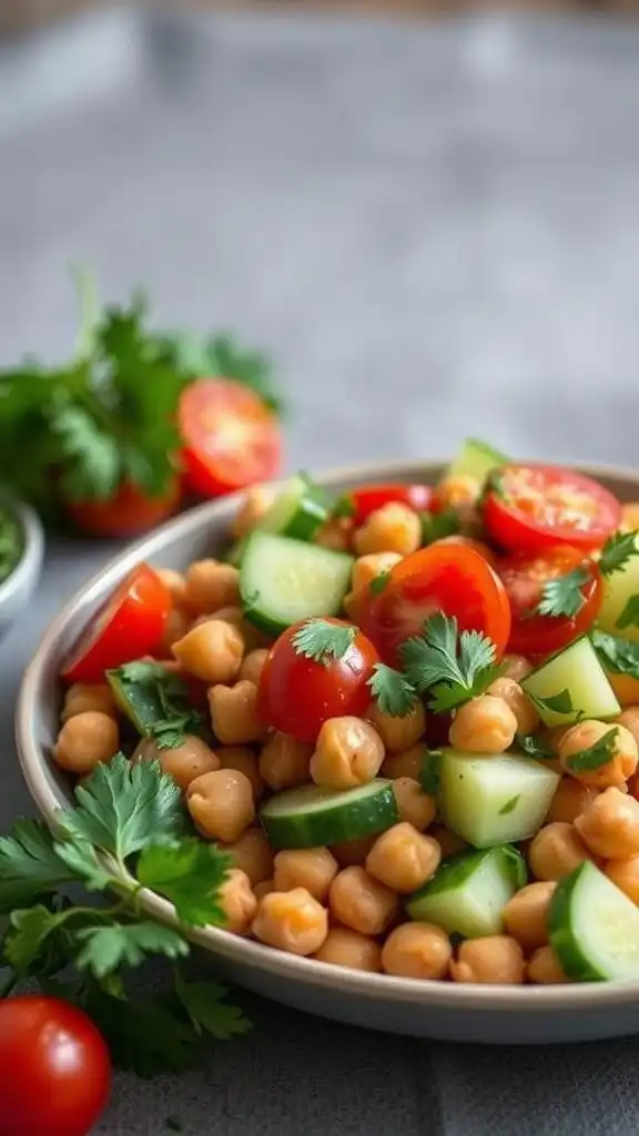 mediterranean chickpea salad 3 mediterranean chickpea salad 3