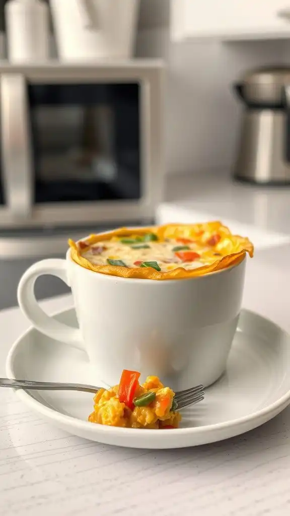 microwave mug omelette