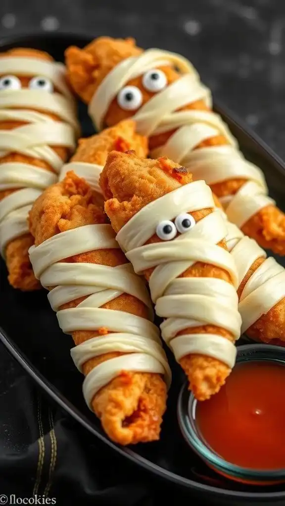 mummy wrapped chicken tenders