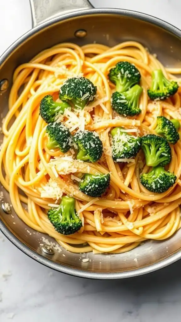 one pan garlic parmesan broccoli pasta one pan garlic parmesan broccoli pasta