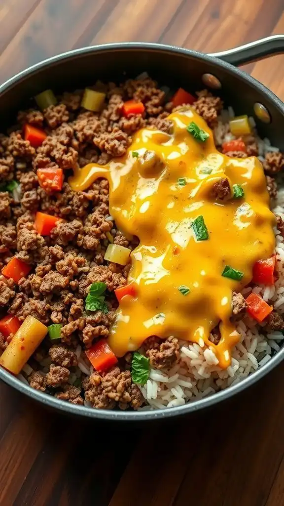 one pot beef and rice casserole
