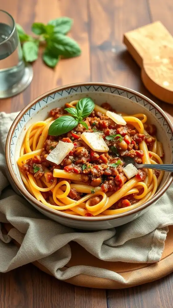 one pot lentil pasta