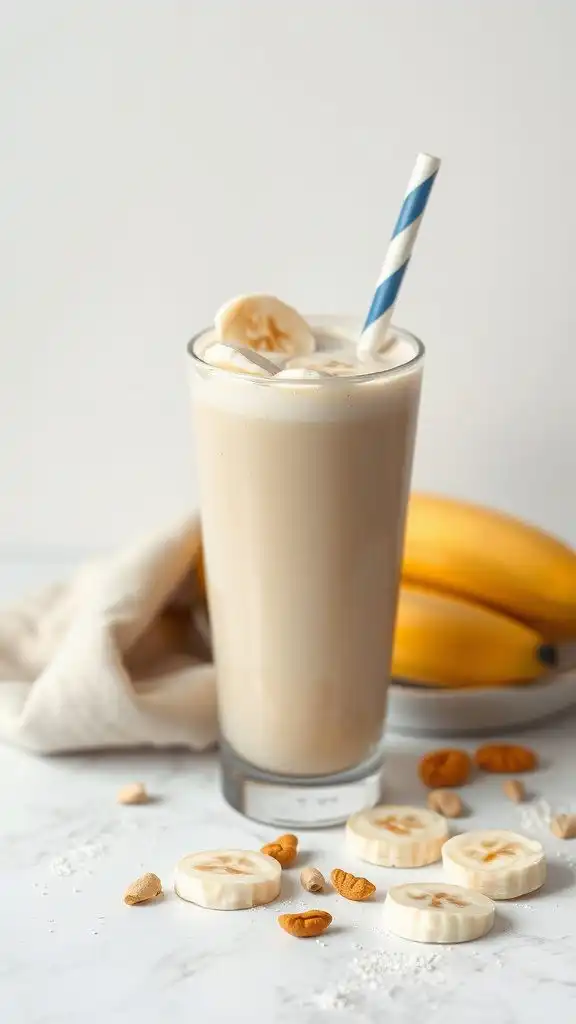 peanut butter banana smoothie