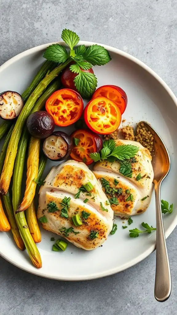 pesto chicken with grilled vegetables pesto chicken with grilled vegetables