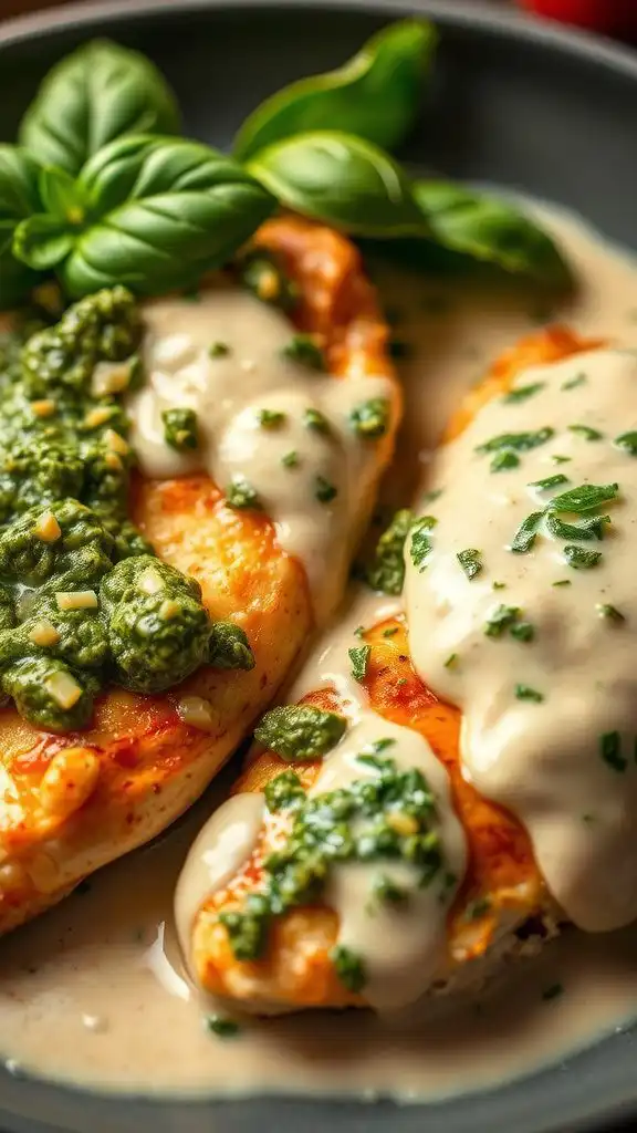pesto cream chicken breast