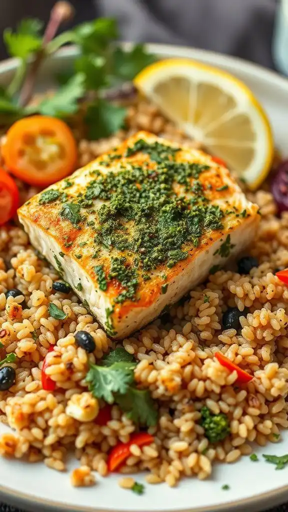 pesto crusted salmon