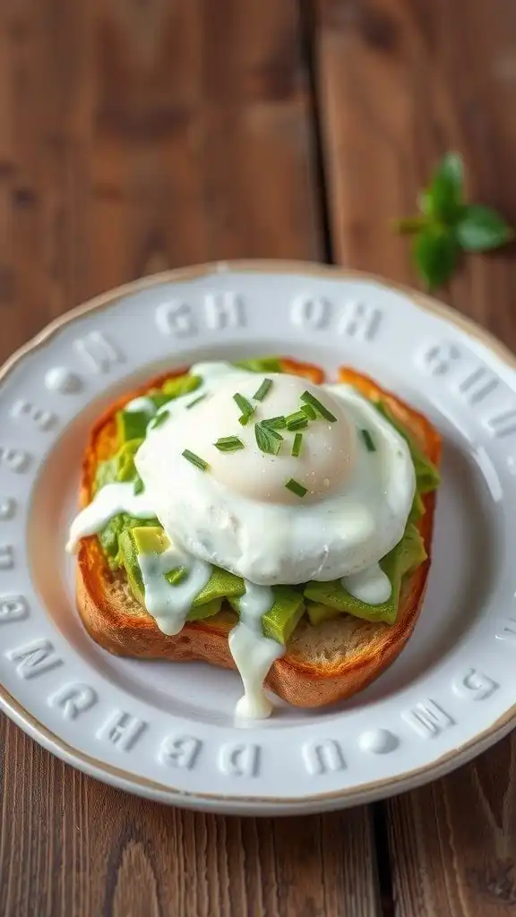 poached egg avocado toast with tangy lime yogurt d