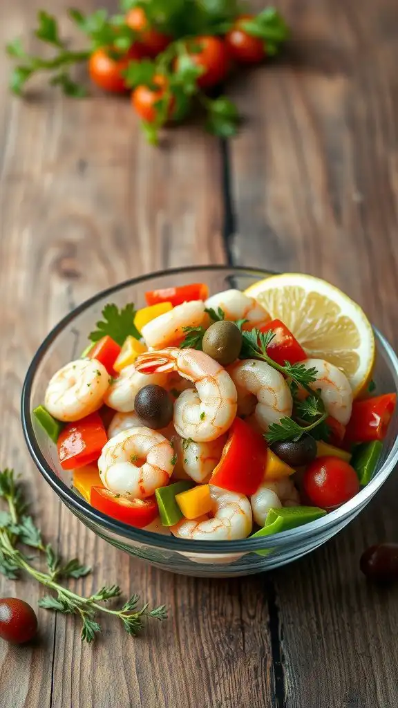 pre cooked shrimp mediterranean seafood cocktail