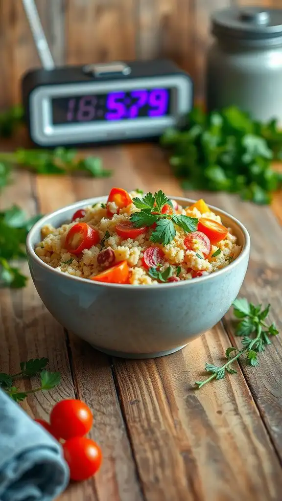 quick and flavorful turkey couscous in under 5 min