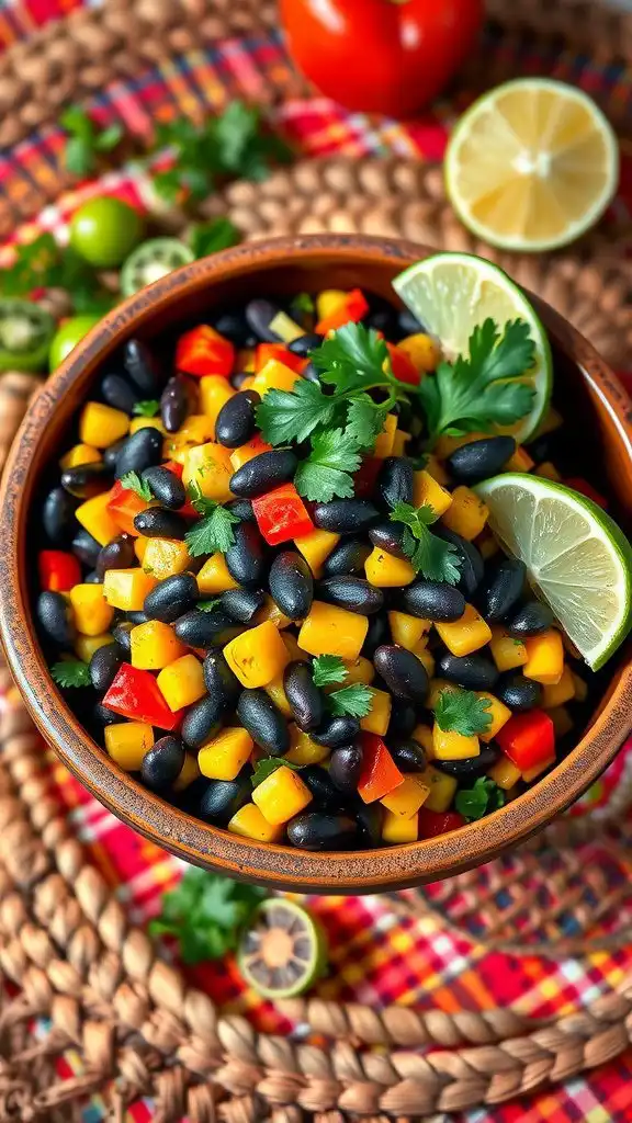 quick black bean corn bell pepper salad quick black bean corn bell pepper salad