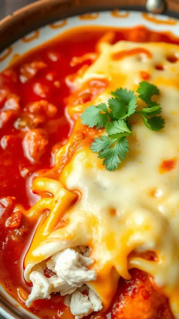 quick chicken enchiladas