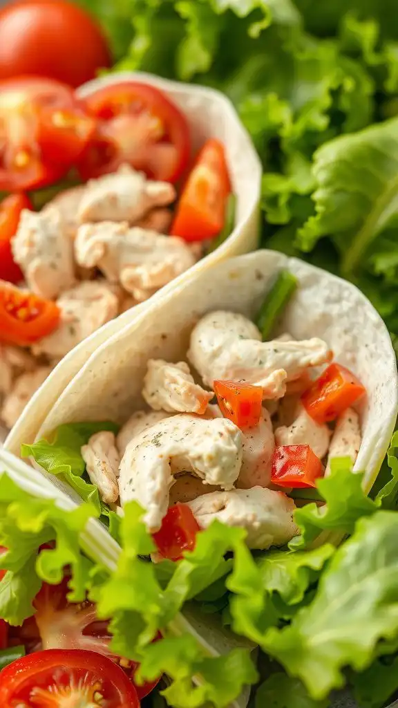 ranch chicken wraps
