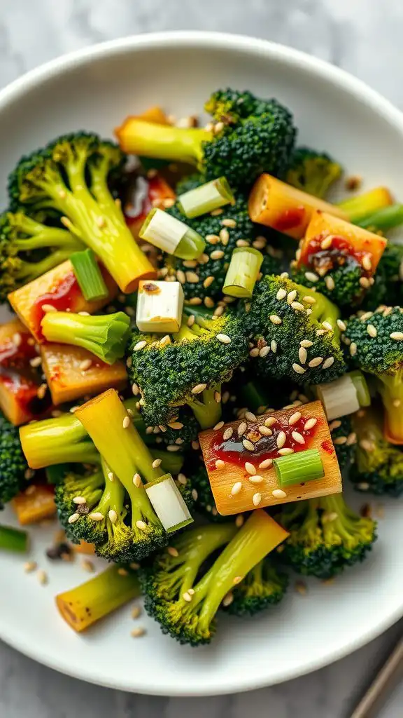 saut%c3%a9ed broccoli with sesame seeds saut%c3%a9ed broccoli with sesame seeds