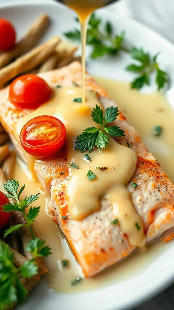 savory garlic butter sauce infusion