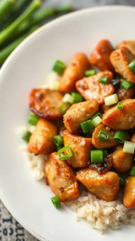 savory green onions topping