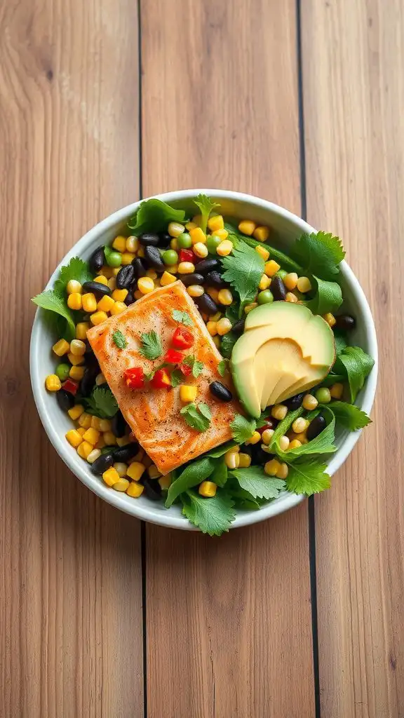 southwestern salmon salad